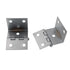 Pair of Satin Chrome Full 3/4" Inset Wrap Around Hinges Loose Pin 155-27