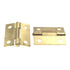 Pair Ultra Narrow Butt Hinges 1 1/2" x 1 1/4" Polished Brass 35090