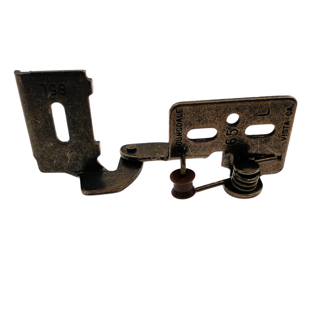 Antique Brass Youngdale 65 Knife Hinges 1/2" Overlay Replacem Westwoods Hardware