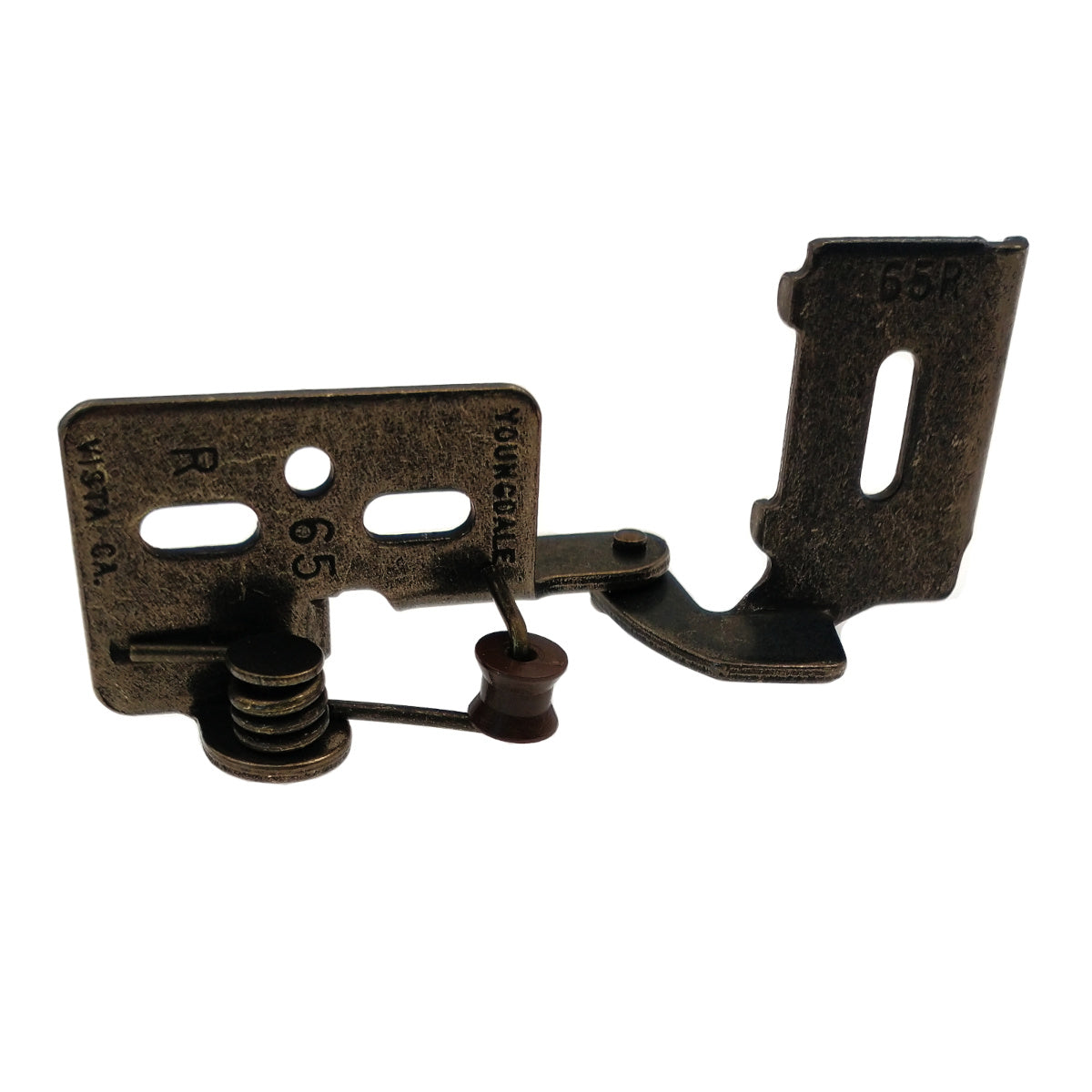 Antique Brass Youngdale 65 Knife Hinges 1/2" Overlay Replacem Westwoods Hardware