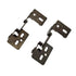Replace Amerock BP2606 Antique Brass Knife Pivot Cabinet Hinges 1/2" Overlay Youngdale #6 Set of 2