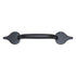 Keeler Carriage House Wougjt Iron Black Cabinet  3"cc Handle Pull A739