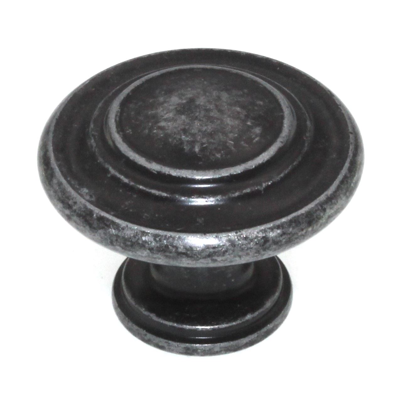 Amerock Inspirations BP1586-WID Wrought Iron Dark 1 3/8" Ringed Cabinet Knob Pull