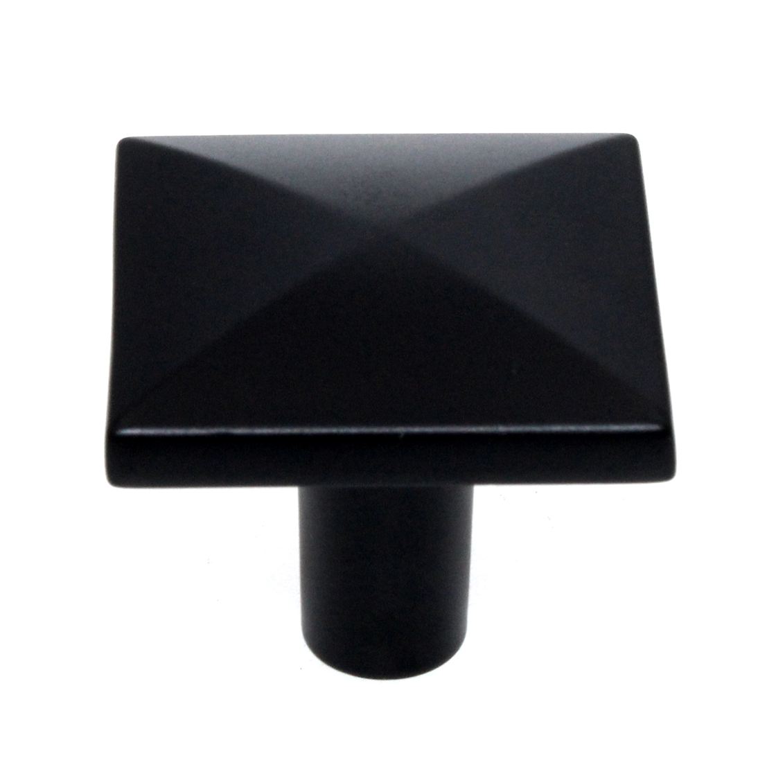 Amerock Extensity 1 1/8" Square Cabinet Knob Flat Black BP29370FB