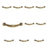 10 Pack Amerock 3"cc Burnished Brass Cabinet Handle Pulls BP3441-BB