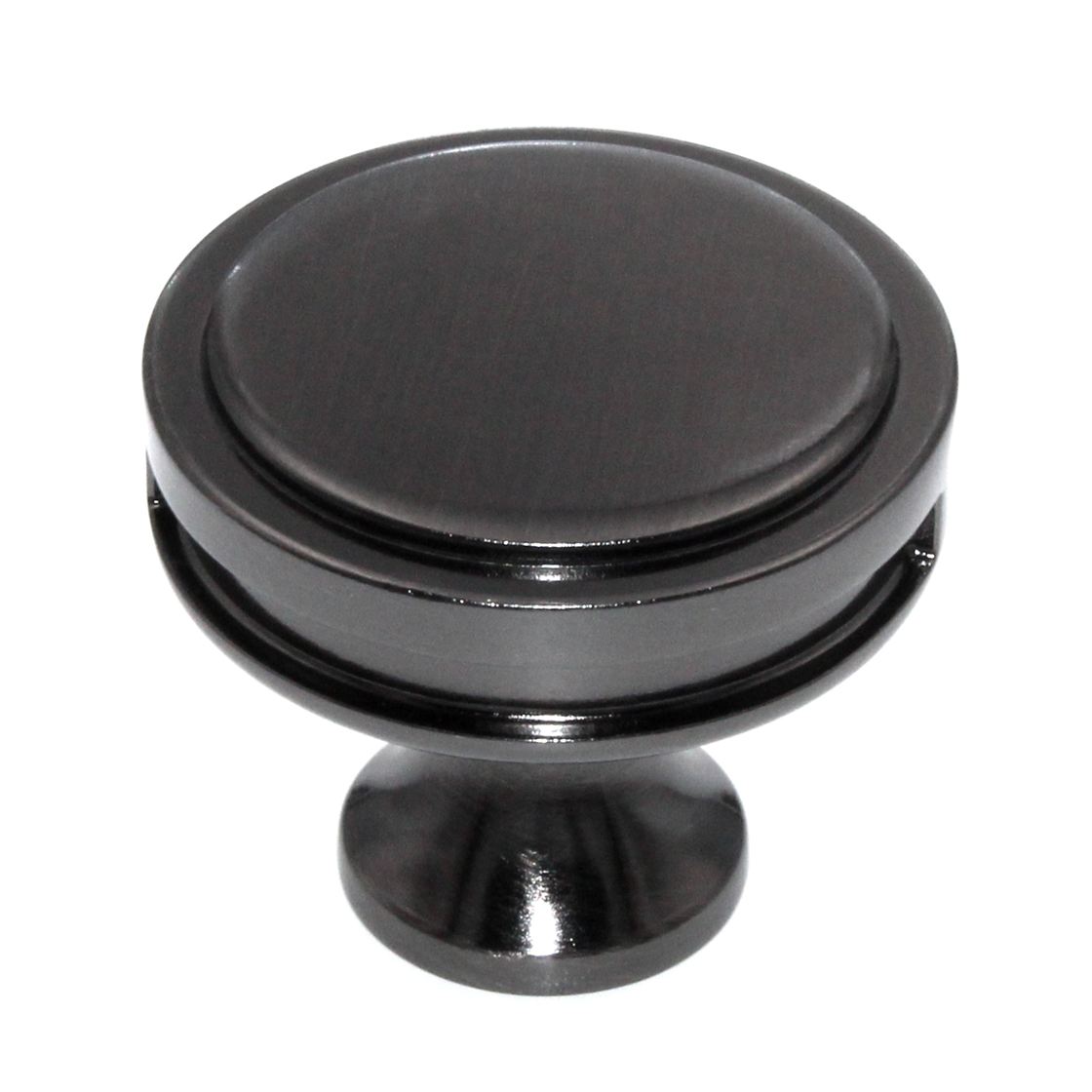 Amerock Oberon 1 3/8" Round Cabinet Knob Gunmetal BP36603GM