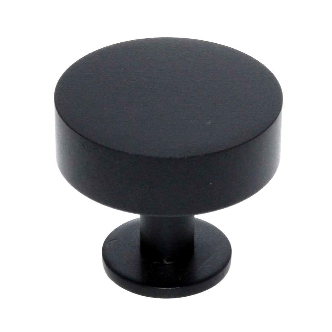 Amerock Radius 1 1/4" Round Cabinet Knob Matte Black BP36864FB