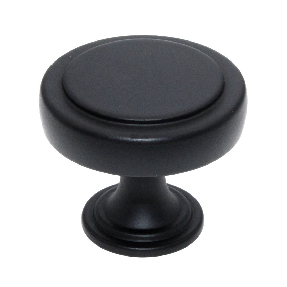 Amerock Exceed 1 3/8" Round Cabinet Knob Matte Black BP36880FB