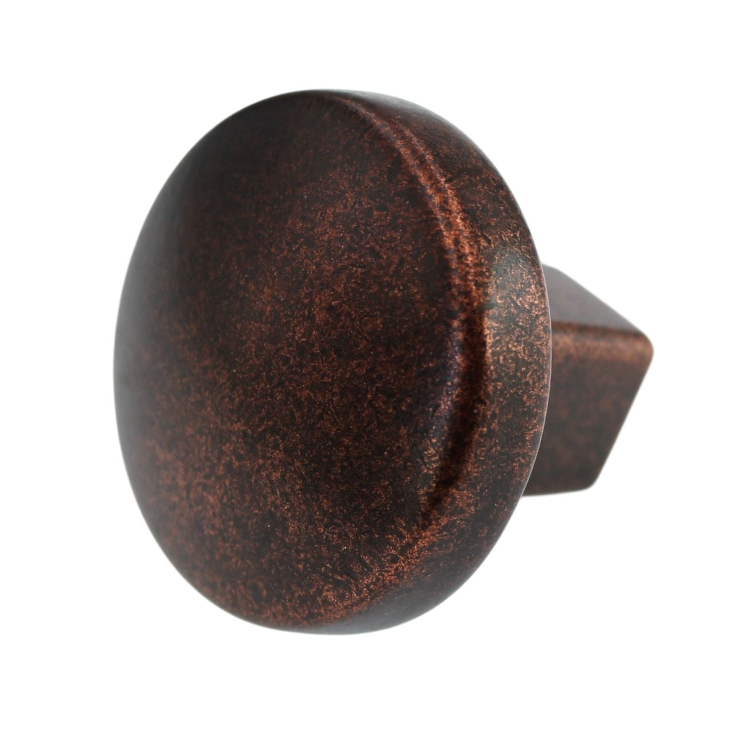 Amerock Forgings BP4425RBZ - Pomo redondo para gabinete (bronce rústico, 1 1/4 pulgadas)