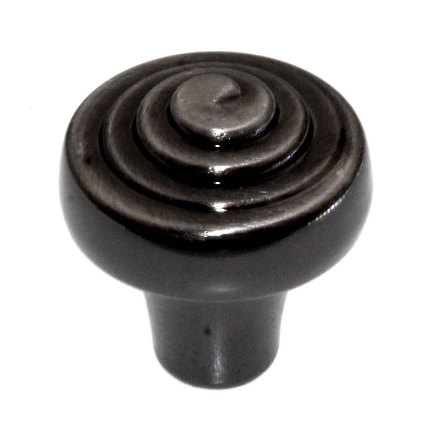 Amerock Divinity Pewter 1 1/4 inch Round Cabinet Knob BP5261PWT
