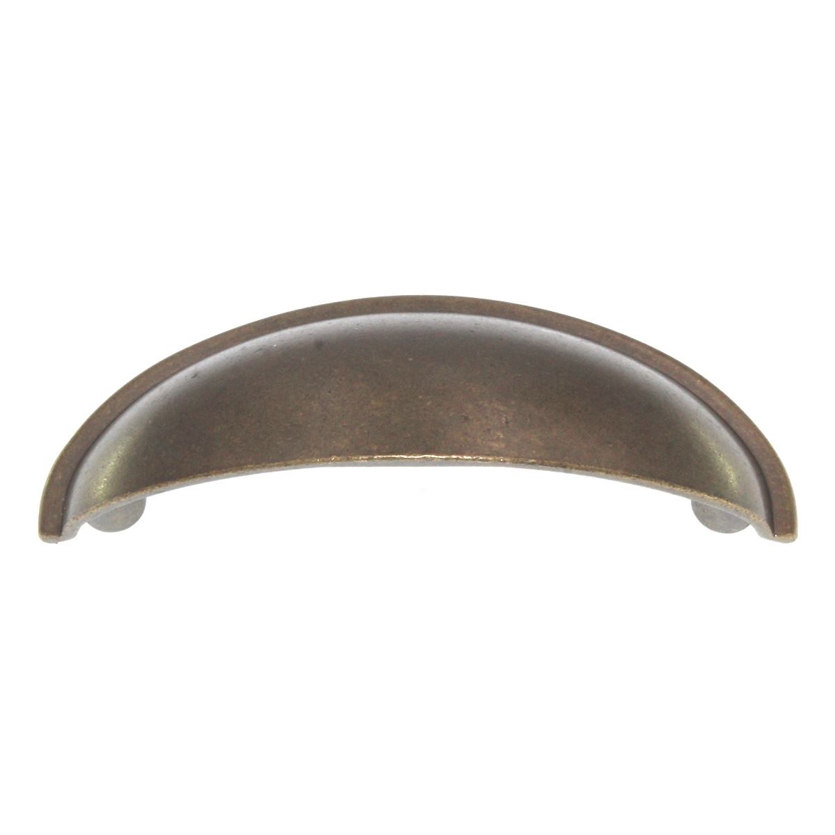 Amerock Rustic Brass 2 1/2 In. Ctr. Cabinet Cup Pull Handle BP53019-R3