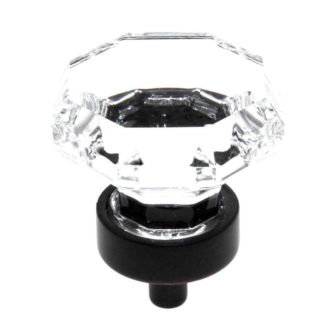 Amerock 1 5/16" Octagon Cabinet Knob Clear Oil-Rubbed Bronze BP55268CORB