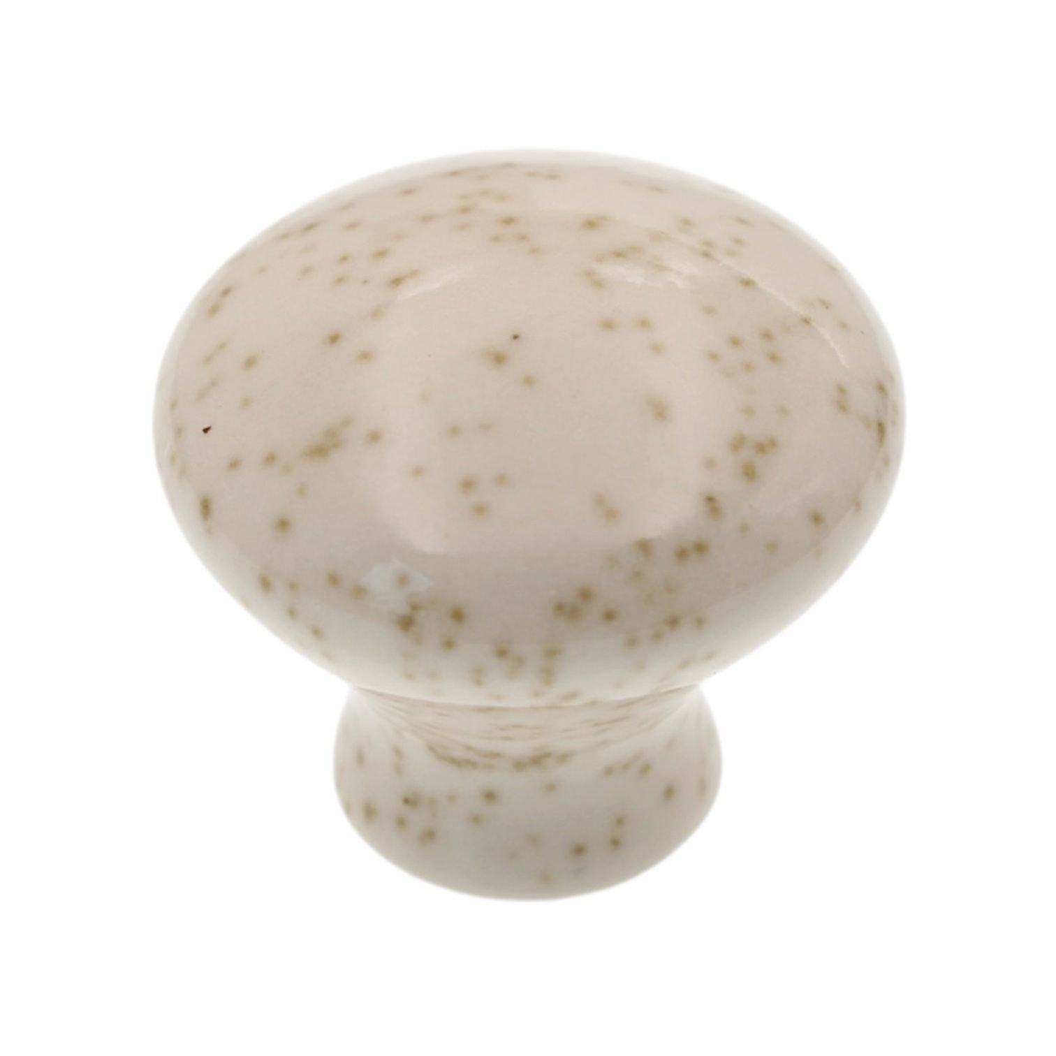 Amerock Ceramics 1 5/16" Oatmeal Porcelain Mushroom Cabinet Knob Pull BP725-OM