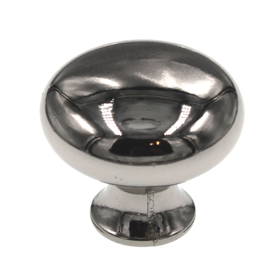 10 Pack Amerock Anniversary Traditional 1 3/16" Polished Chrome Round Smooth Cabinet Solid Brass Knob BP853-26
