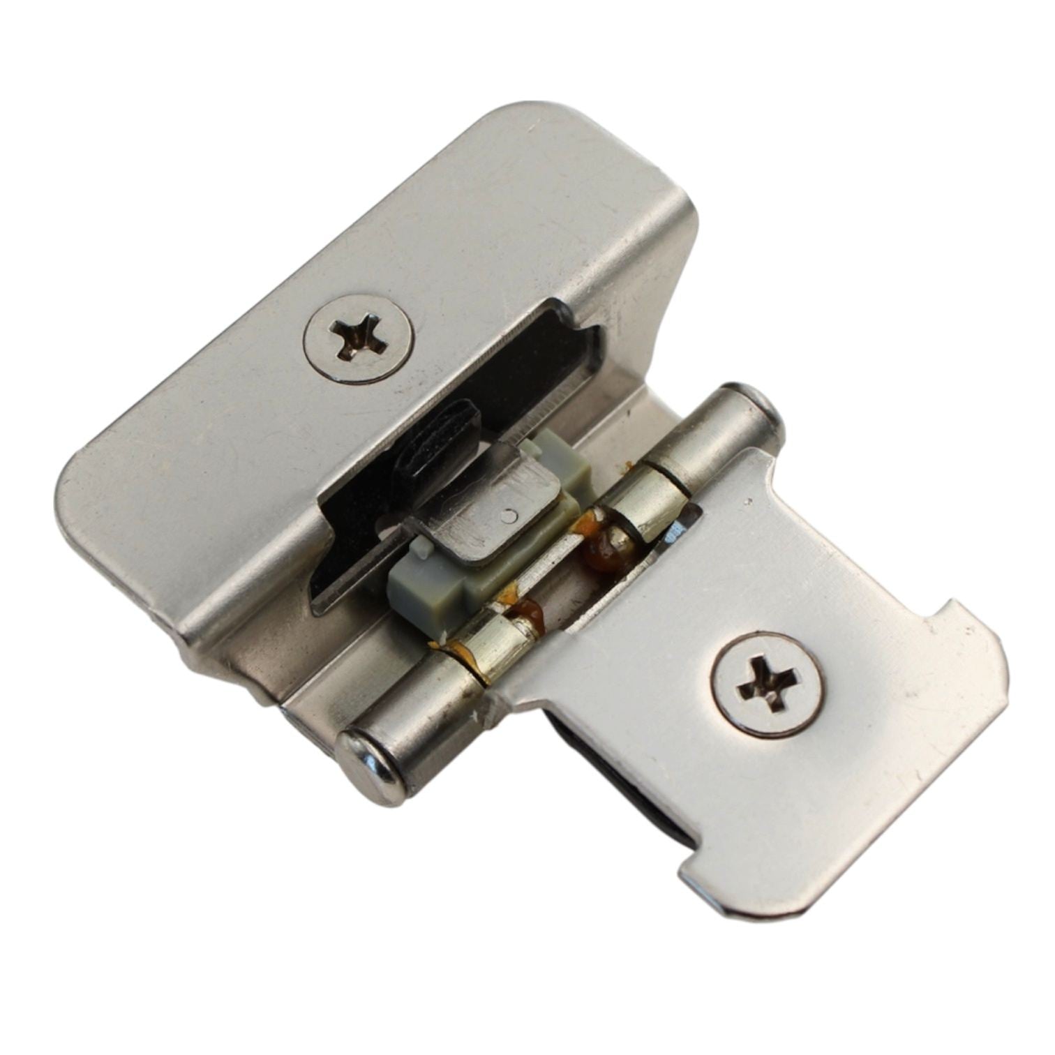 Amerock Double Demountable Cabinet Hinge 1/4" Overlay Sterling Nickel CM8701-G9