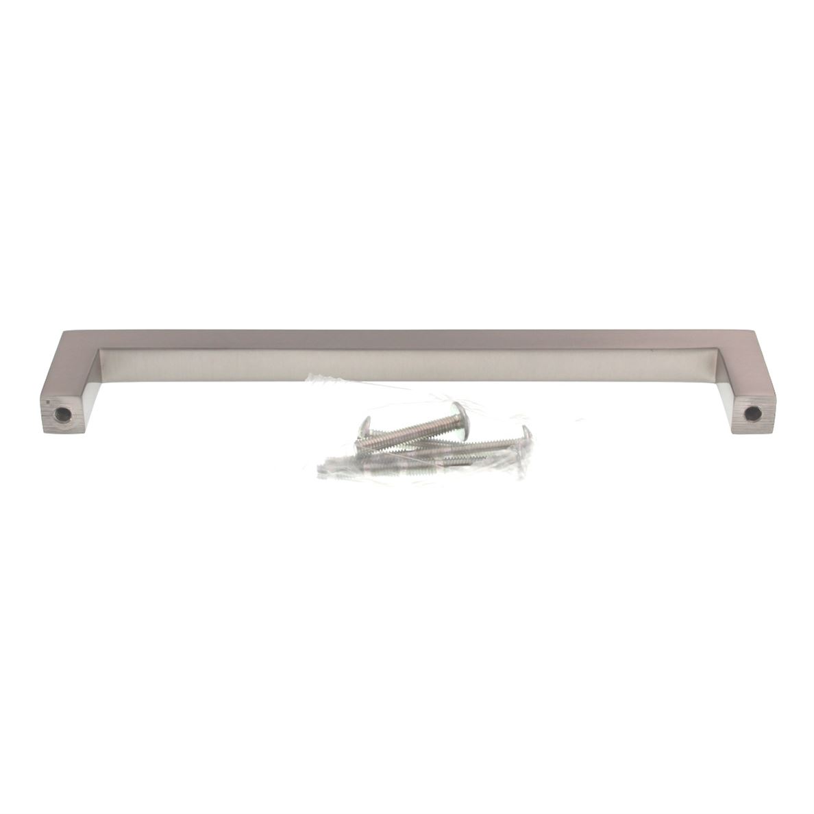 Top Knobs Nouveau Square Bar Pull 6 5/16" (160mm) Ctr Brushed Satin Nickel M1155