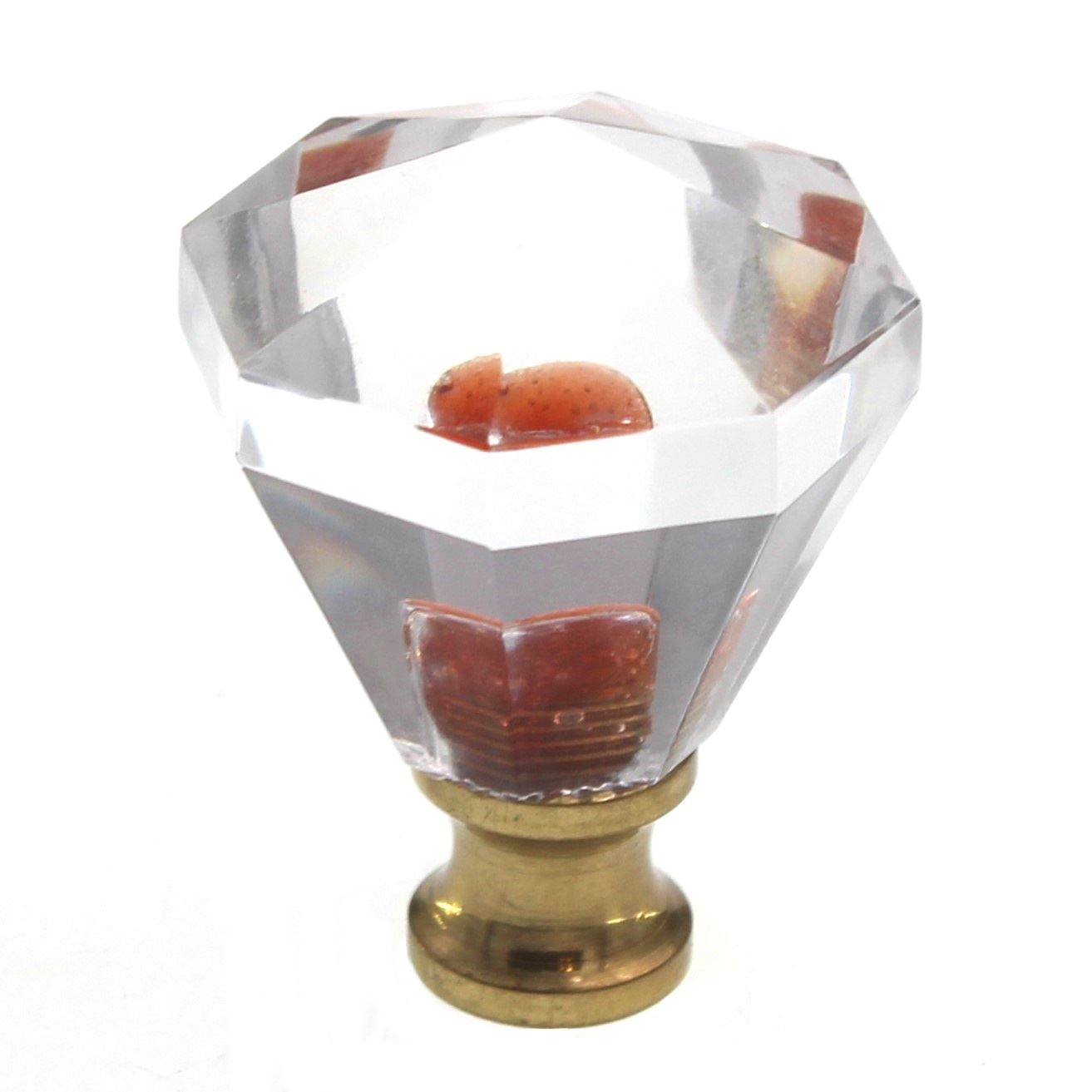 Cliffside Crystal 1 1/4" Cabinet Knob Clear Octagon M13-32