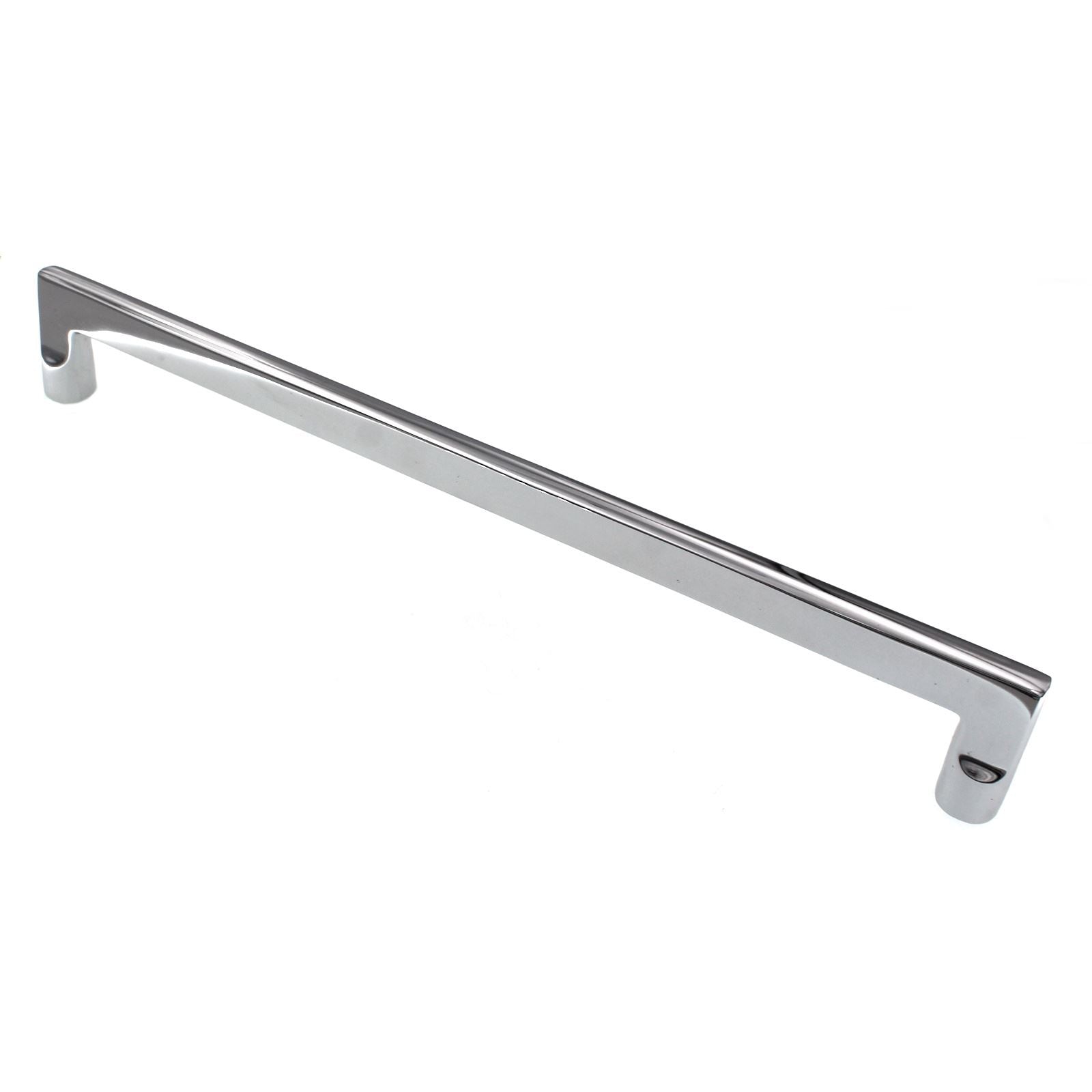 Top Knobs Aspen Cabinet Square Pull Flat Sided 12" CTC Polished Chrome M1982
