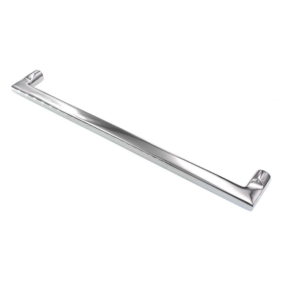 Top Knobs Aspen Cabinet Square Pull Flat Sided 12" CTC Polished Chrome M1982