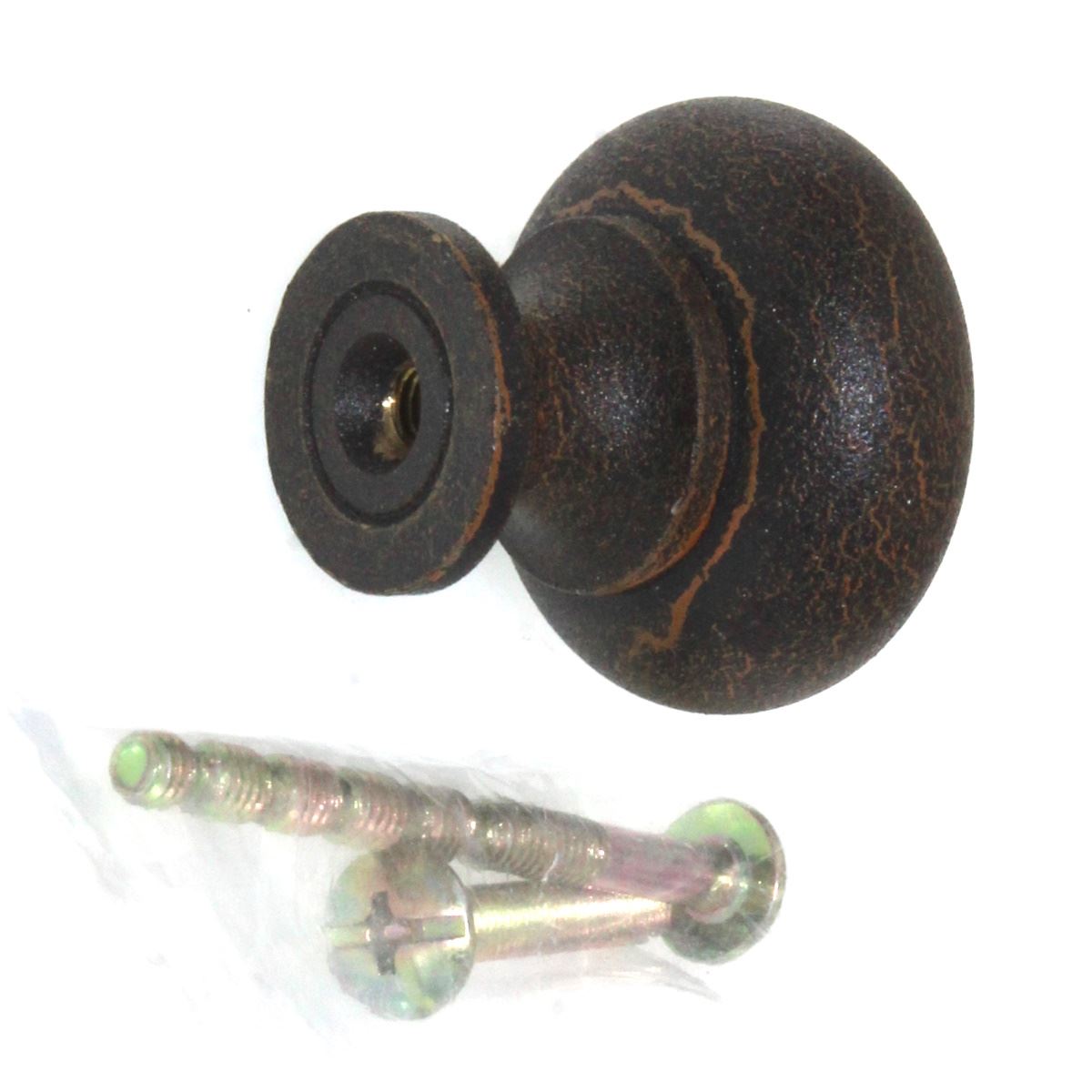 Top Knobs Somerset Brass 1 1/4" Flat Faced Cabinet Knob Rust M277