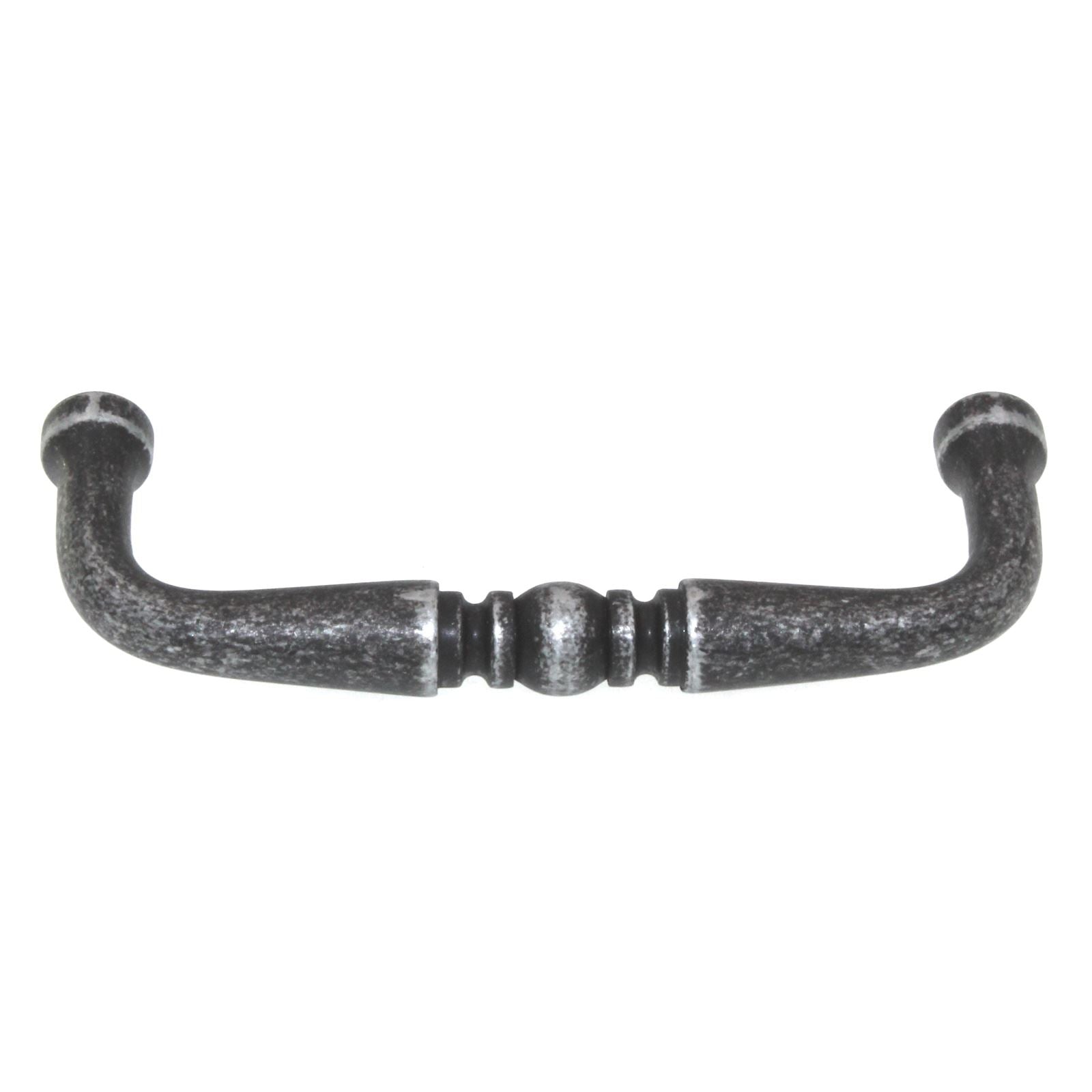 Top Knobs Somerset Cabinet Arch Pull 3" CTC Black Iron M301