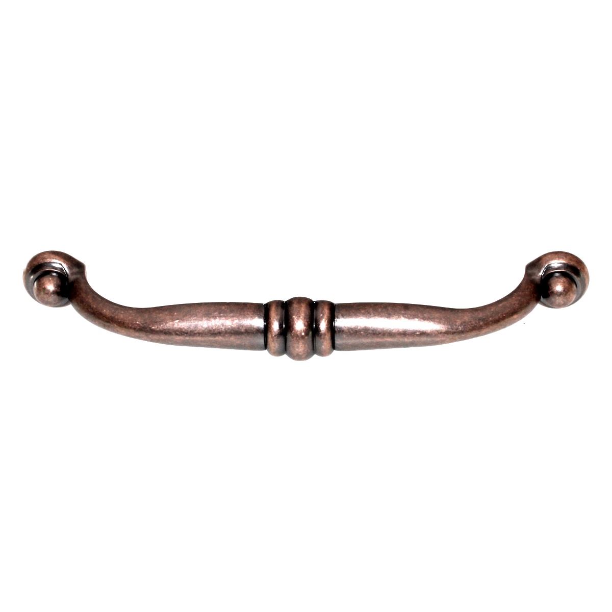 Top Knobs Somerset Voss Cabinet Pull 5 1/16" (128mm) CTC Antique Copper M481