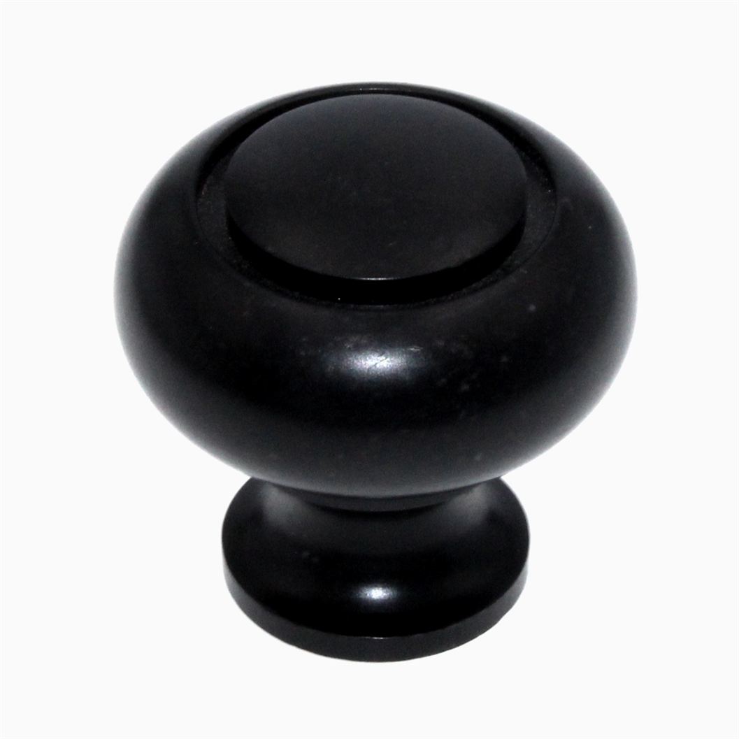 Top Knobs Normandy 1 1/4 Inch Brass Cabinet Decorative  Knob Patina Black M599
