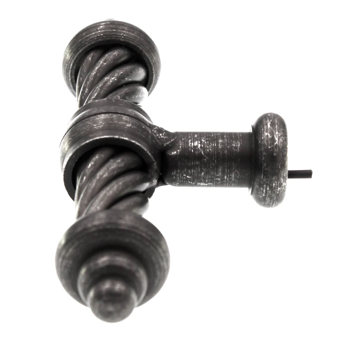 Top Knobs Normandy Steel 3 5/8" Cabinet Knob Pewter M628