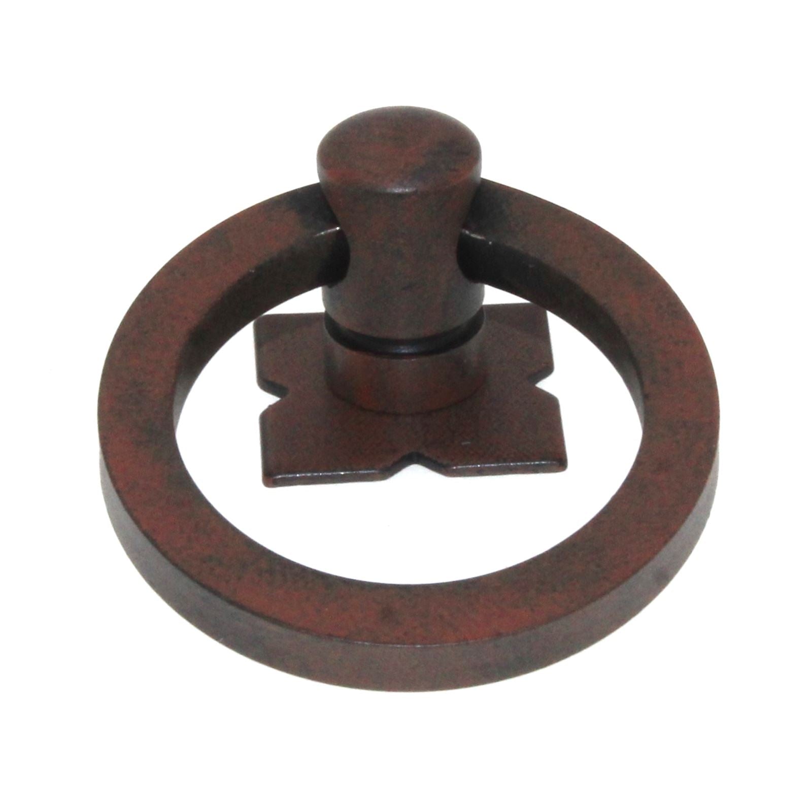 Top Knobs Normandy Steel 1 9/16" Cabinet Knob Patina Rouge M636