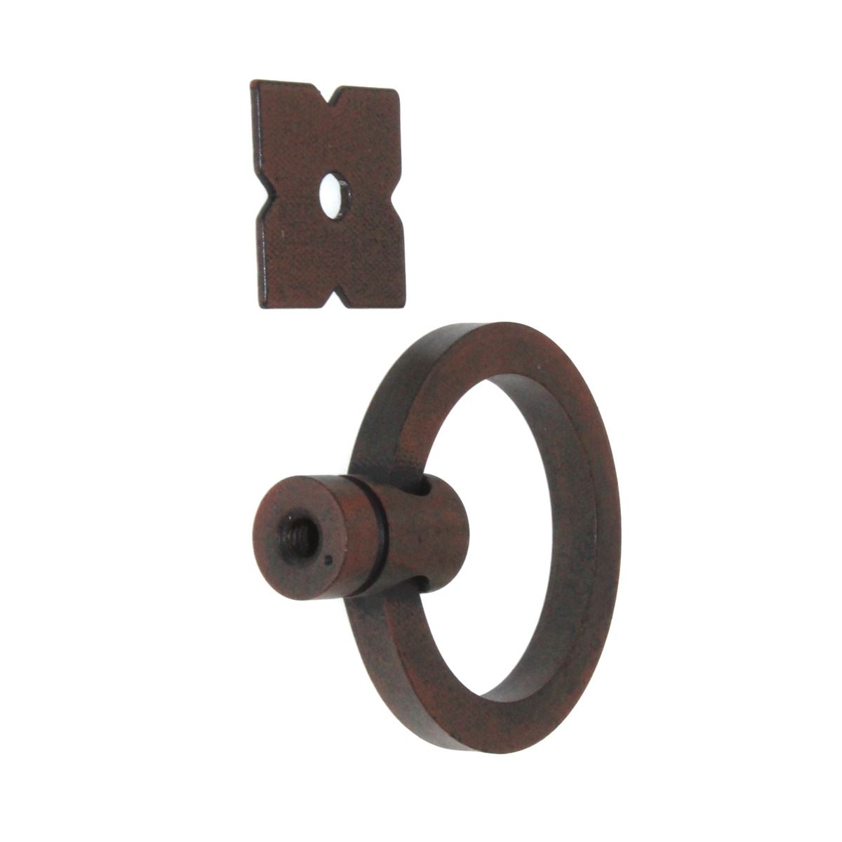 Top Knobs Normandy Steel 1 9/16" Cabinet Knob Patina Rouge M636