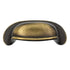 Top Knobs Chateau Drawer Cup Pull 2 1/2" (64mm) CTC Dark Antique Brass M65