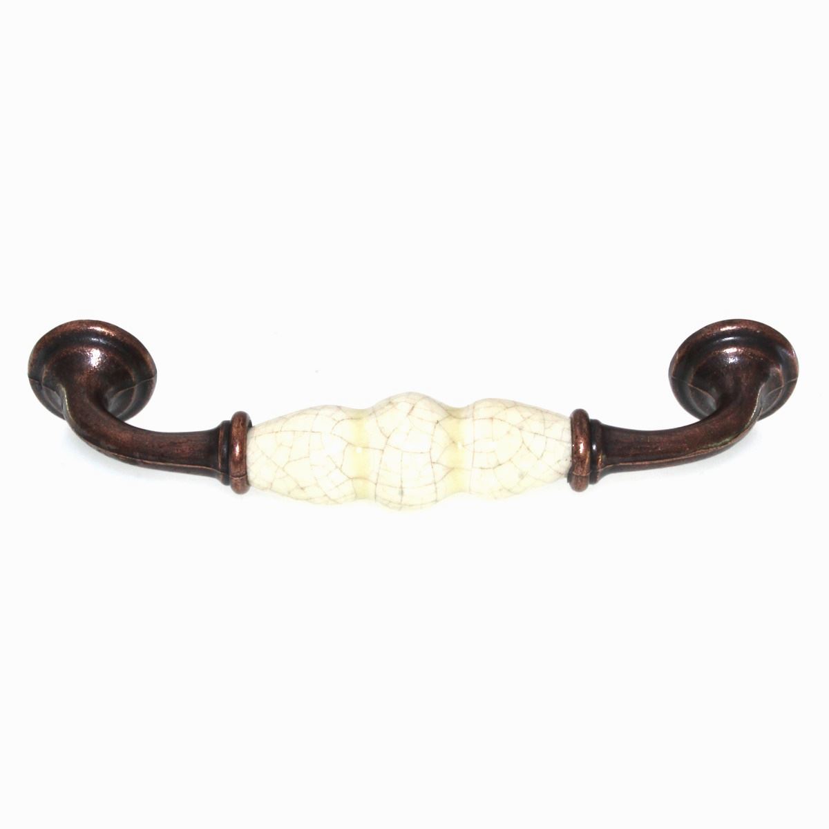 Top Knobs Chateau Cabinet Arch Pull 5 1/16" (128mm) CTC Bone M85