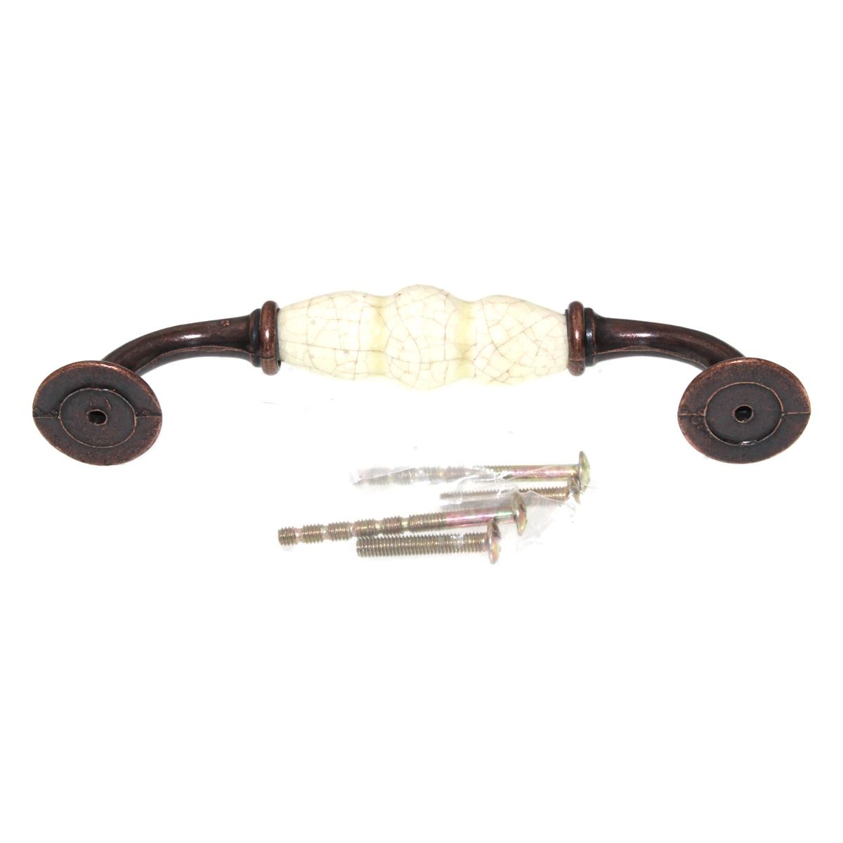 Top Knobs Chateau Cabinet Arch Pull 5 1/16" (128mm) CTC Bone M85