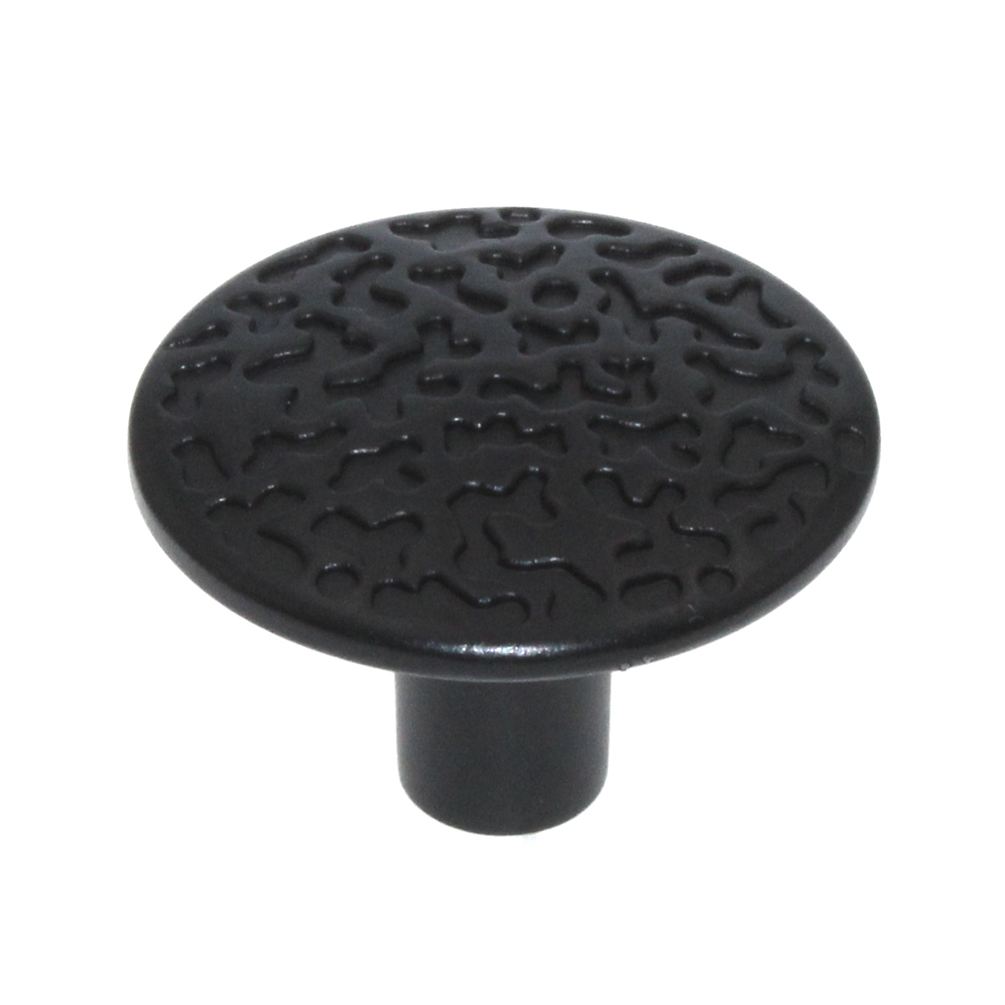 Hickory Hardware Southwest Lodge Colonial Black 1 1/4" Disc Cabinet Knob P102-CB