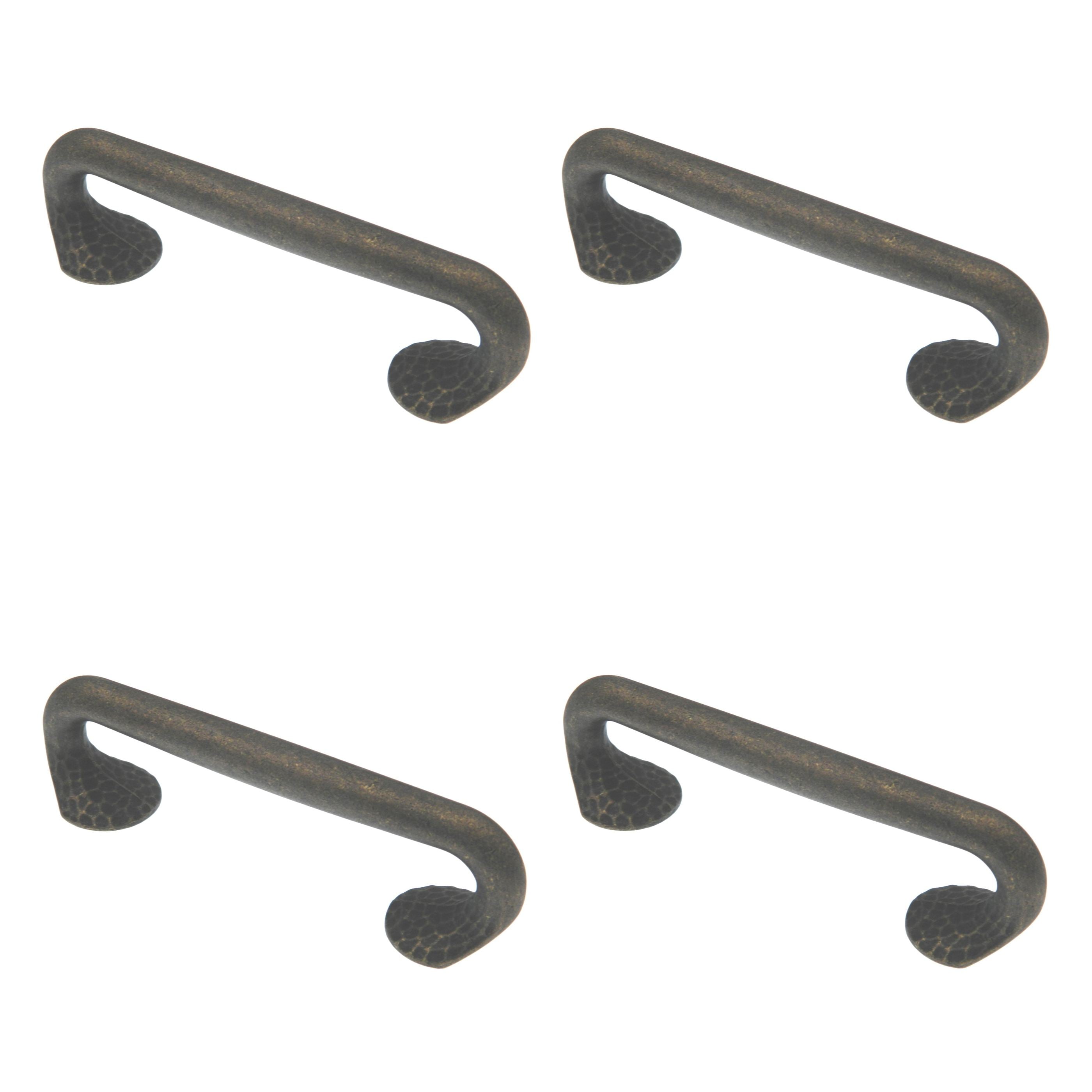4 Pack Hickory Hardware Craftsman Windover Antique 3 3/4" (96mm)cc Handle Pulls P2173-WOA