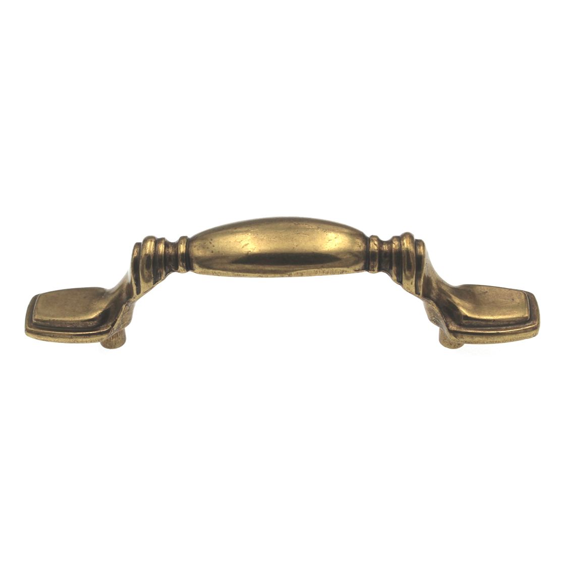 Hickory Manor House Lancaster Hand Polished Brass Cabinet 3"cc Handle Pull P362-LP, 25 Pack