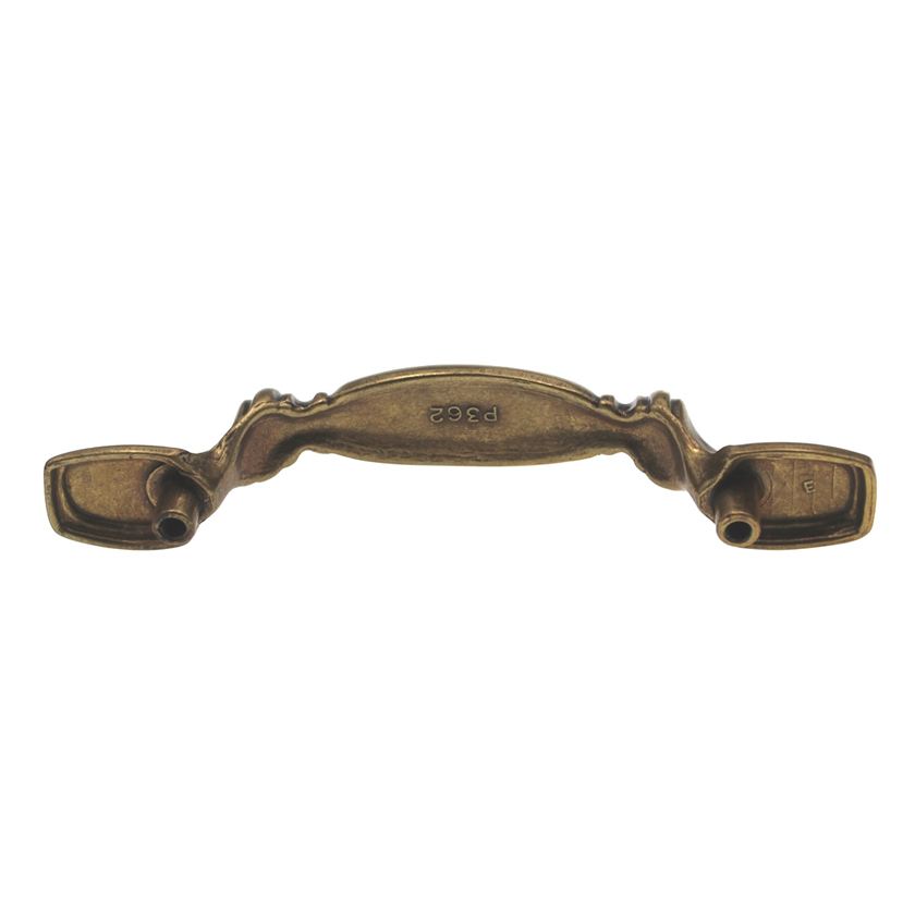 Hickory Manor House Lancaster Hand Polished Brass Cabinet 3"cc Handle Pull P362-LP, 25 Pack