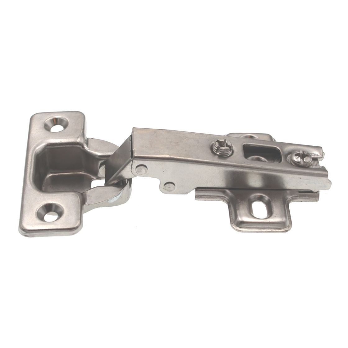 Hickory Nickel Slide-on 100 deg. Full Overlay Concealed Euro Hinge P5107-14