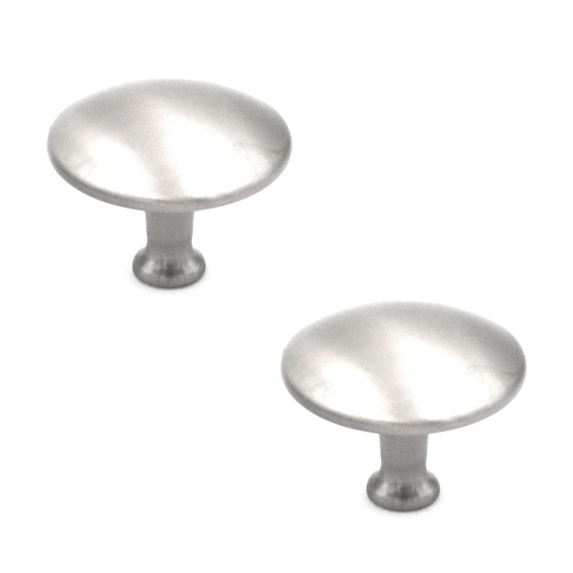 Liberty Domed Satin Nickel Round 1 1/4" Knobs P67658C-SN-C, 2 Pack