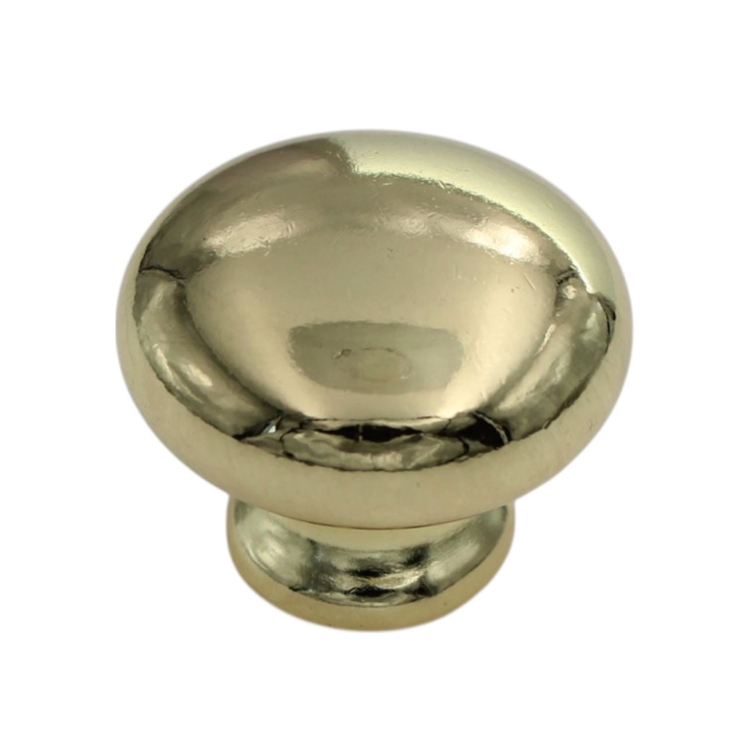 Hickory Hardware Tranquility Polished Brass Round Smooth 1 1/8" Cabinet Knob P770-3