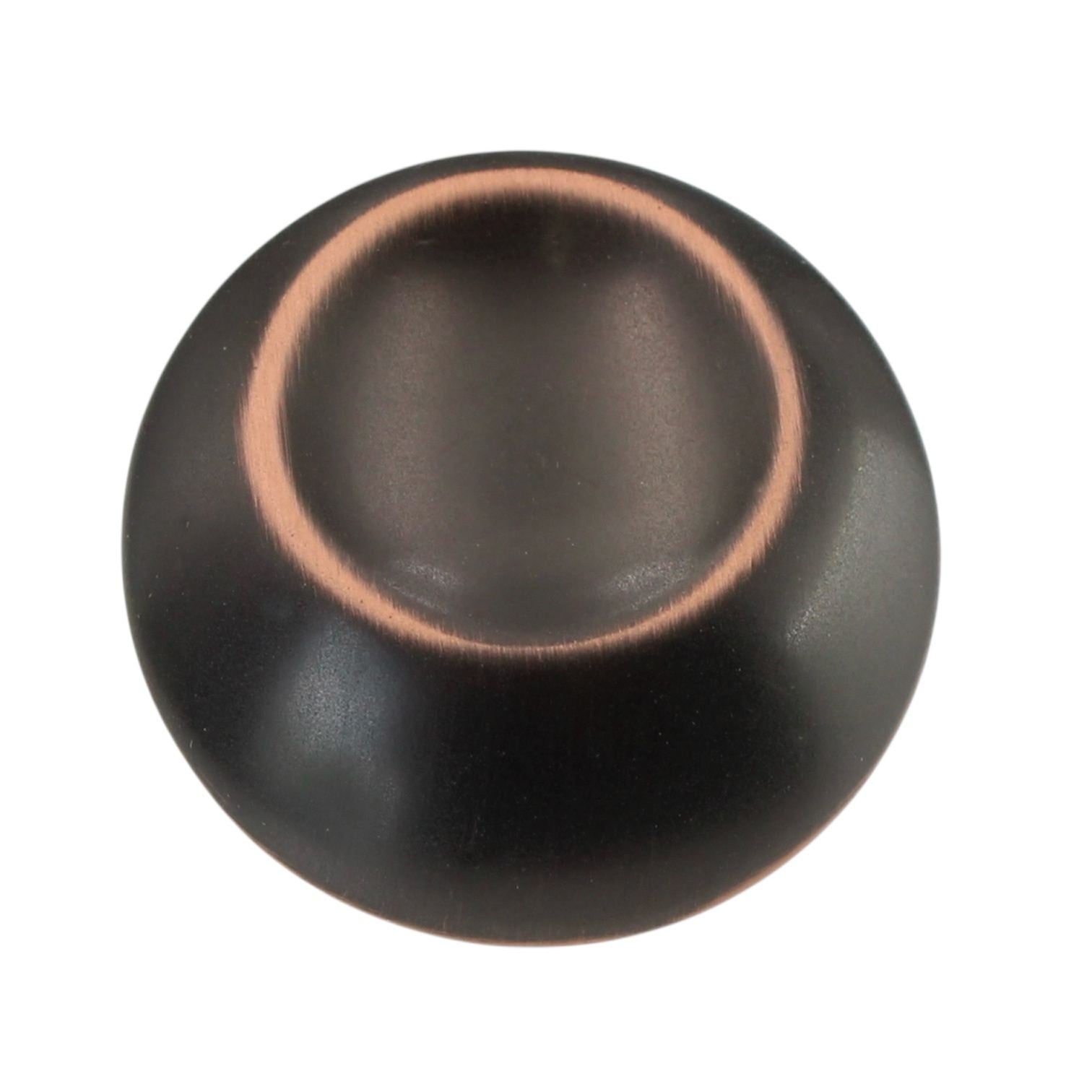 10 Pack Hickory Hardware Metropolis 1 1/4" Oil Rubbed Bronze Highlighted Round Cabinet Knob PA0212-OBH