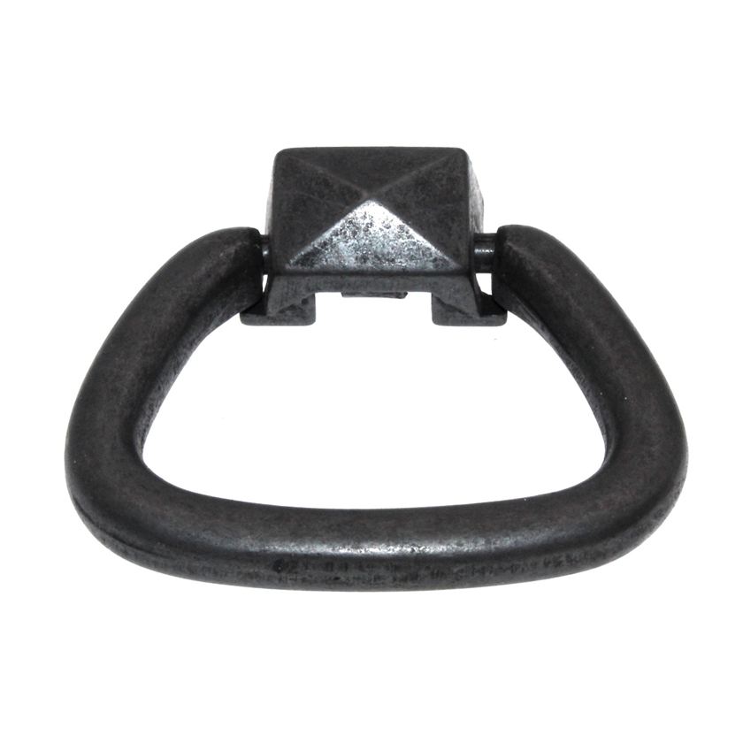 Hickory Hardware Old Mission Black Mist Antique 2" (51mm)cc Furniture Ring Pull PA0713-BMA