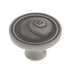Franklin Brass Nautilus 1 3/8" Knob Seashell Brushed Satin Pewter PBF660-BSP-C1