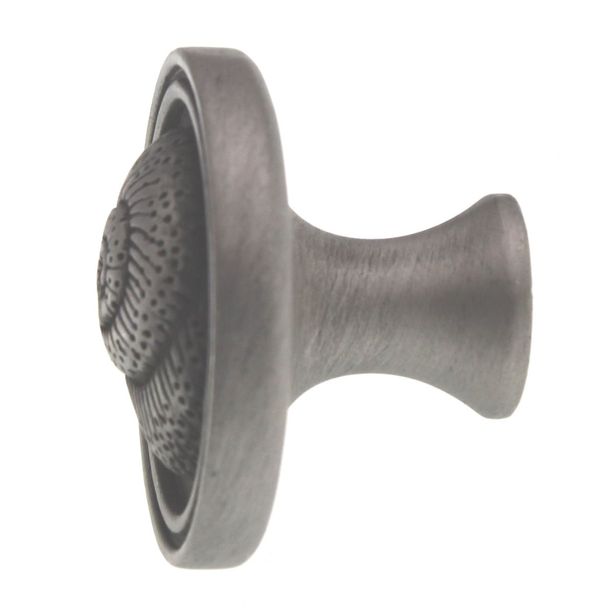 Franklin Brass Nautilus 1 3/8" Knob Seashell Brushed Satin Pewter PBF660-BSP-C1