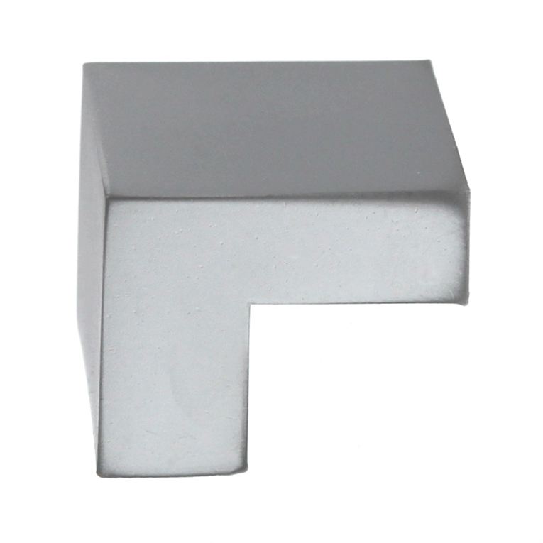 Liberty Plaza Aluminum Square Finger Pull 3/4" Knob PN6508-AL-C