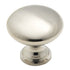 Amerock Allison 14404SCH Brushed Satin Chrome 1 3/16" Round Cabinet Knob Pull