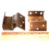 Pair Stanley Bronze Mortise Full Inset Heavy Duty Hinges For 3/4" Door 1588-10A