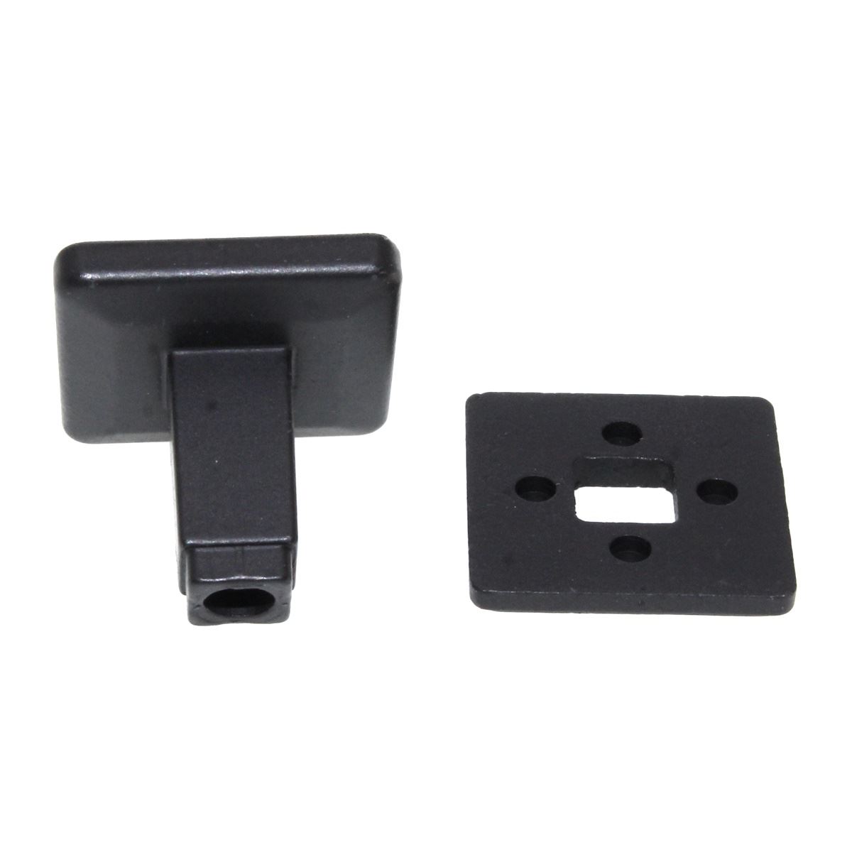 Schaub And Company Grand Rapids 1" Square Knob Matte Black 168