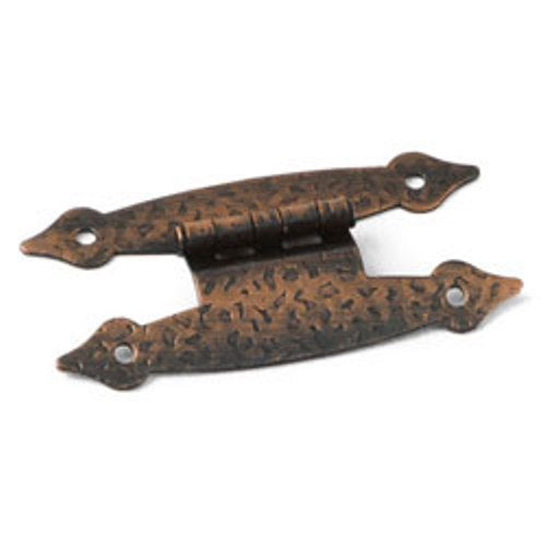 Pair of Laurey 3/8" Offset Antique Copper Colonial "H" Hinges