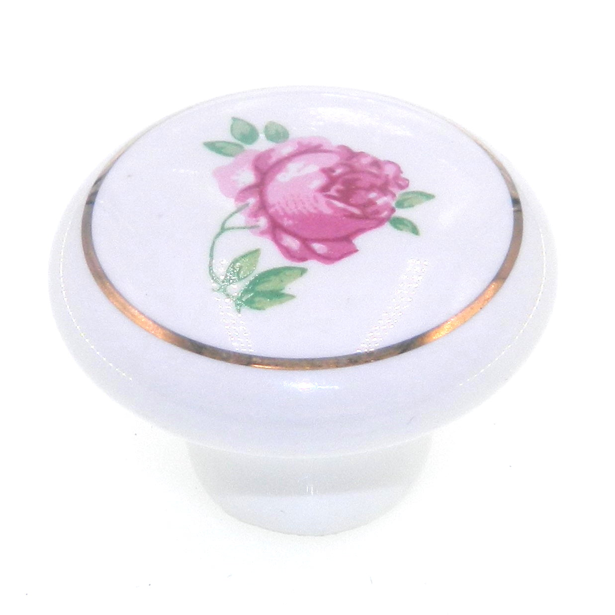 Vintage Amerock Allison blanco 1 1/4" perilla redonda del gabinete 226WHT